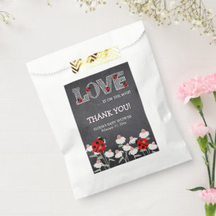 Our Little Love Bug Chalkboard Baby Shower Favour Bag