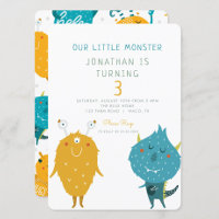 Our little Monster Colourful Birthday
