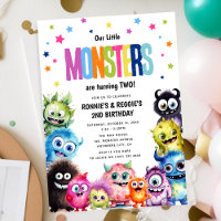 Our Little Monsters Joint Birthday Party