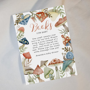 Our little Mushroom Books For Baby Enclosure Card
