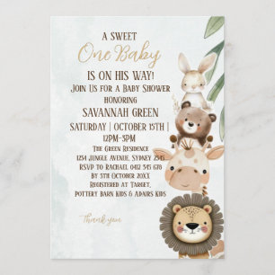 Our Little One Baby Shower Invitation