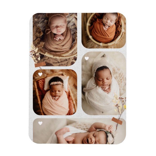  Our Little One's Journey: A Simple Scrapbook Coll Magnet (Vertical)