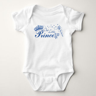 Our Little Price with crown and stars baby creeper