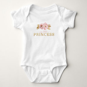 Our Little Princess Baby Girl Bodysuit Blush Pink