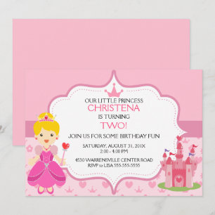 Our Little Princess Birthday Party Invitation (BL)