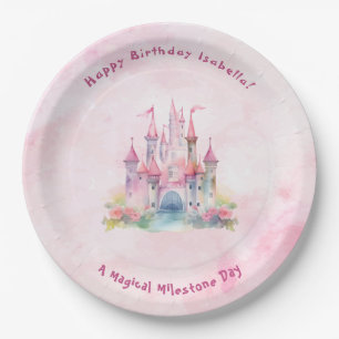 Our LIttle Princess is Turning One Birthday  Paper Plate