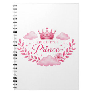 Our Little Princess Pink Crown Baby Girl Notebook