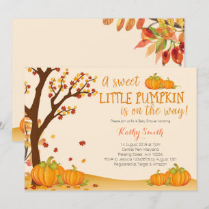 Our Little Pumpkin BABY SHOWER Invitation