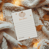 Our Little Pumpkin Birthday Time Capsule Card