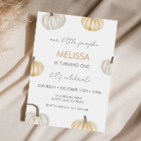 Our Little Pumpkin Cute Boho Fall Birthday Party