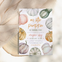 Our Little Pumpkin Cute Boho Fall Birthday Party