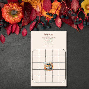Our Little Pumpkin Fall Baby Shower Bingo Game