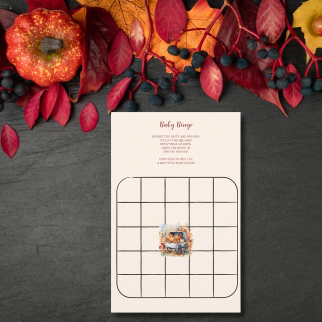 Our Little Pumpkin Fall Baby Shower Bingo Game (Creator Uploaded)