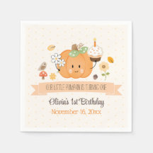 Our Little Pumpkin First Birthday Girl