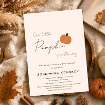 Our Little Pumpkin Is On The Way Baby Shower