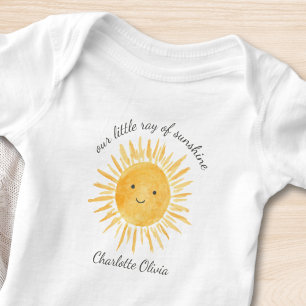 Our Little Ray Of Sunshine Cute Baby Bodysuit