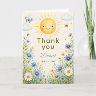 Our Little Ray of Sunshine Thank You Card
