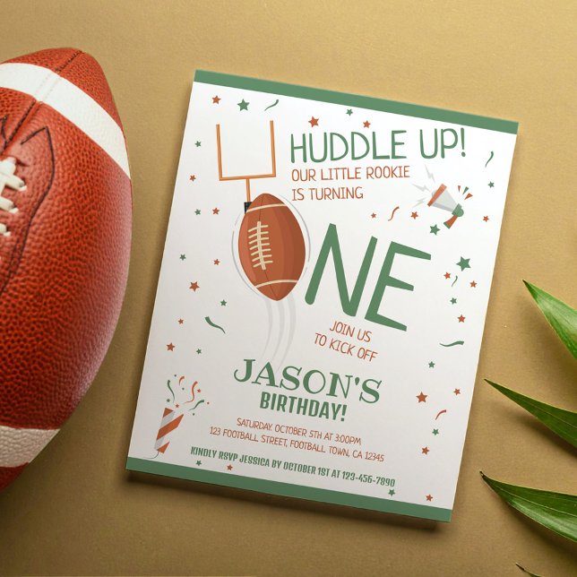 Our Little Rookie Football Budget 1st Birthday (Creator Uploaded)