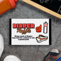 Our Little Rookie is on the Way - Diaper Raffle