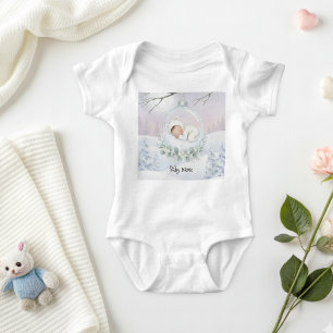 Our Little Snowbaby is on the way New Baby Outfit Baby Bodysuit