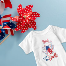 “Our Little Sparkle” Red, White & Blue Personalise