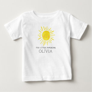 Our Little Sunshine Birthday Party Baby T-Shirt