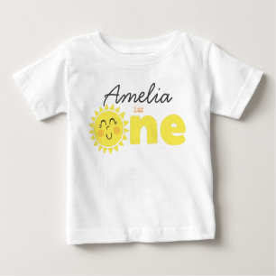 Our Little Sunshine is One Baby T-Shirt