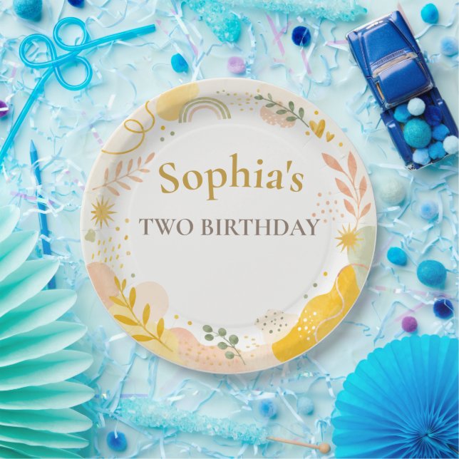 Our Little Sunshine Plates (Party)