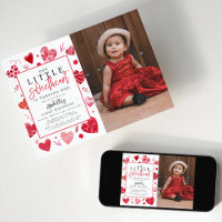Our Little Sweetheart Kids Photo Birthday Party
