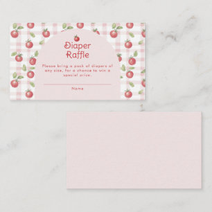 Our Little Tomato Baby Shower Enclosure Card