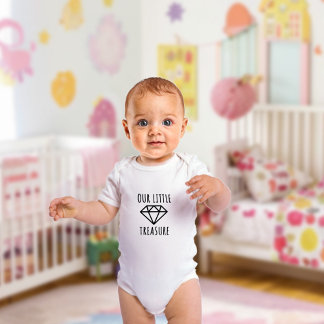 Our little Treasure. Simple  Baby Bodysuit