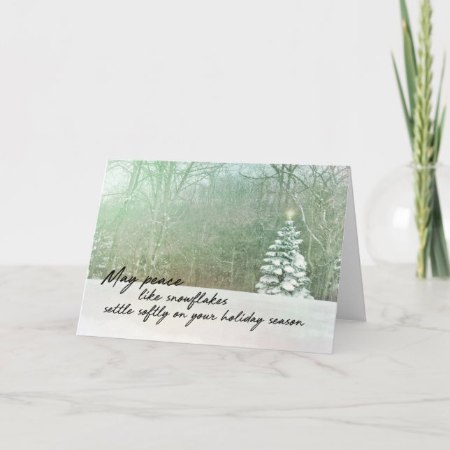 OUR LITTLE TREE Greeting Card (Front)