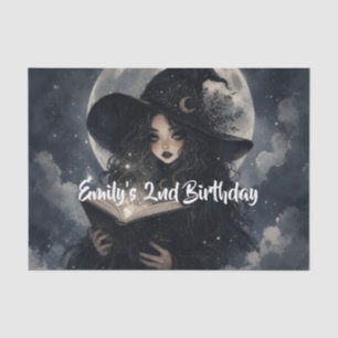 our little witch is turning 2     tissue paper