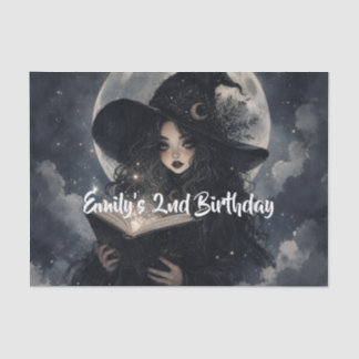 our little witch is turning 2 || tissue paper