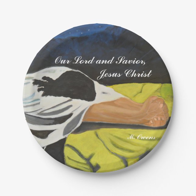 Our Lord and Saviour, Jesus Christ Paper Plates (Front)