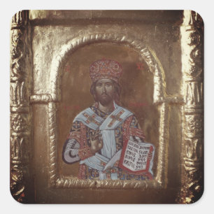 Our Lord Jesus Christ The Good Shepherd Square Sticker