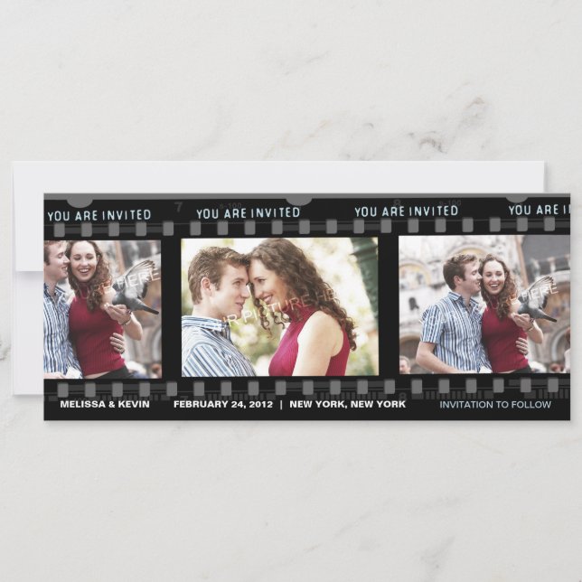 Our love film - Invitation (Front)