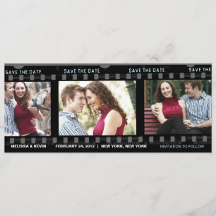 Our love film - Save the Date Card