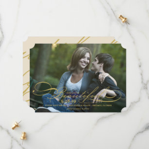 Our Love Is Beautiful Modern Romantic Script Photo Save The Date