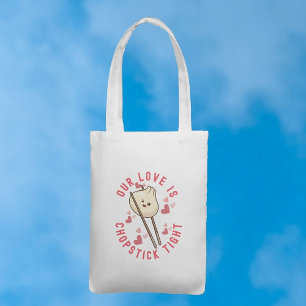 Our Love Is Chopstick Tight – Romantic Food  Tote Bag