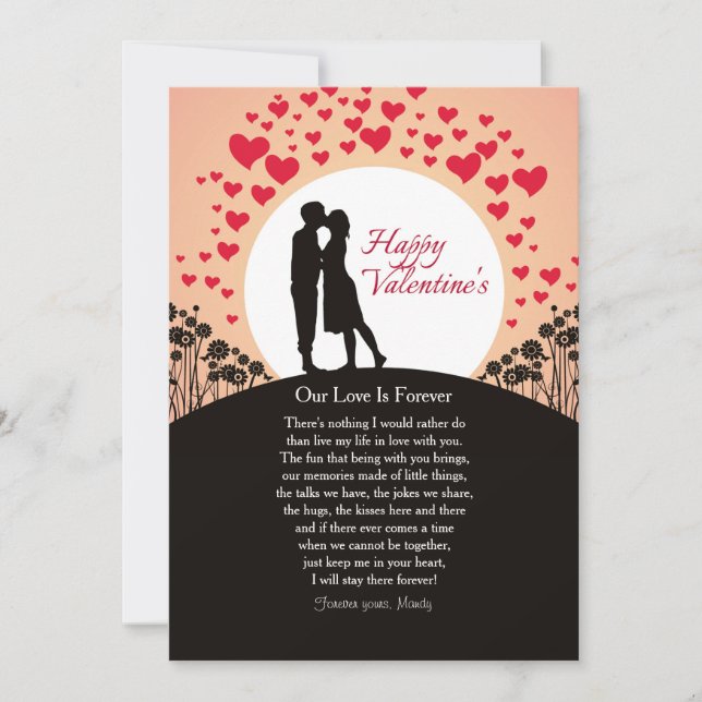 Our Love Is Forever Valentine's Card (Front)