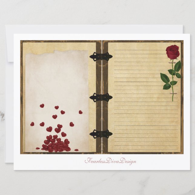 Our Love Junk Journal Pages 1 & 2 (Front)