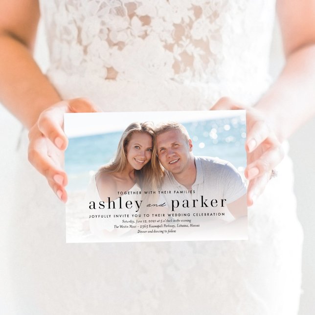 Our Love Photo Wedding Invitation (Creator Uploaded)