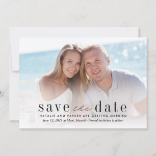 Our Love Photo Wedding Save The Date Card #OLC