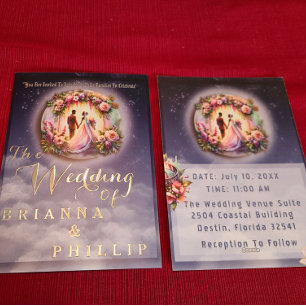 Our Love Reaches The Moon Wedding