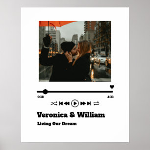 Our Love Song Custom Song Music Player Poster