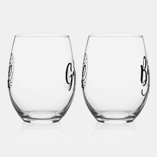 Our Love Stemless Wine Glass