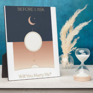 Our Love Story Film Strip Marriage Proposal Plaque
