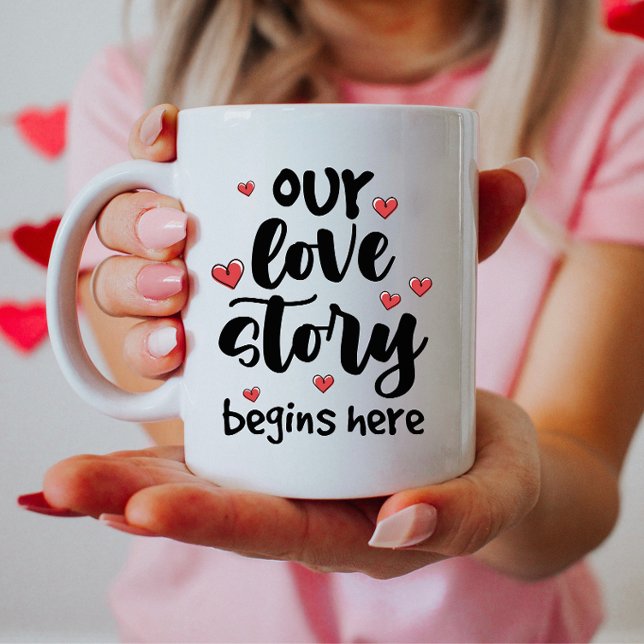 Our Love Story Mug,  Romantic Valentine’s Gift Coffee Mug (Creator Uploaded)