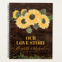 Our Love Story Rustic Sunflowers Wedding